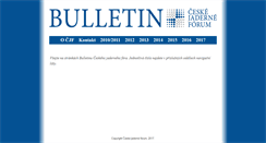 Desktop Screenshot of nuclear-forum.cz